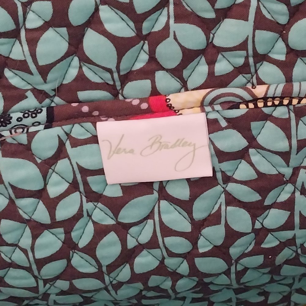 Vera Bradley Perfect Petals Large Quilted Multicolor Floral Travel Tote Bag NWOT - Picture 4 of 11